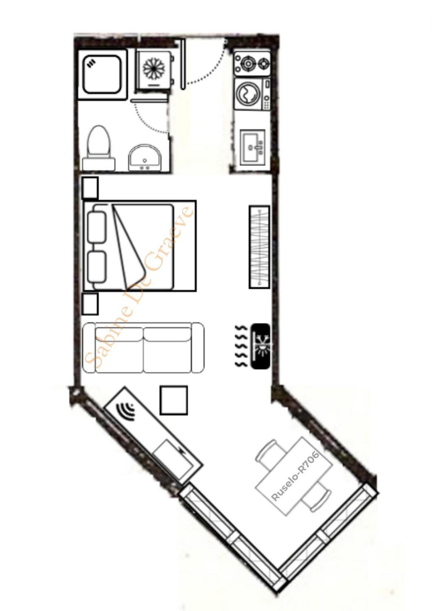 Ruselo-R706 Apartment Торокс Екстериор снимка